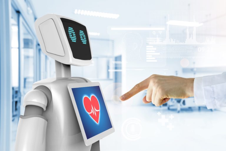 Robotic,Advisor,Service,Technology,In,Healthcare,Smart,Hospital,,,Artificial